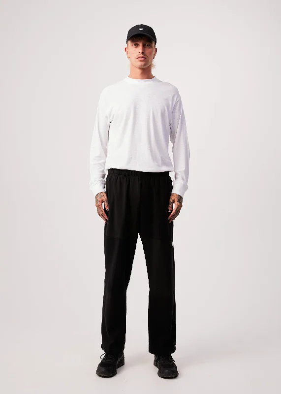 AFENDS Mens Creation - Sweat Pants - BlackCargo Pants