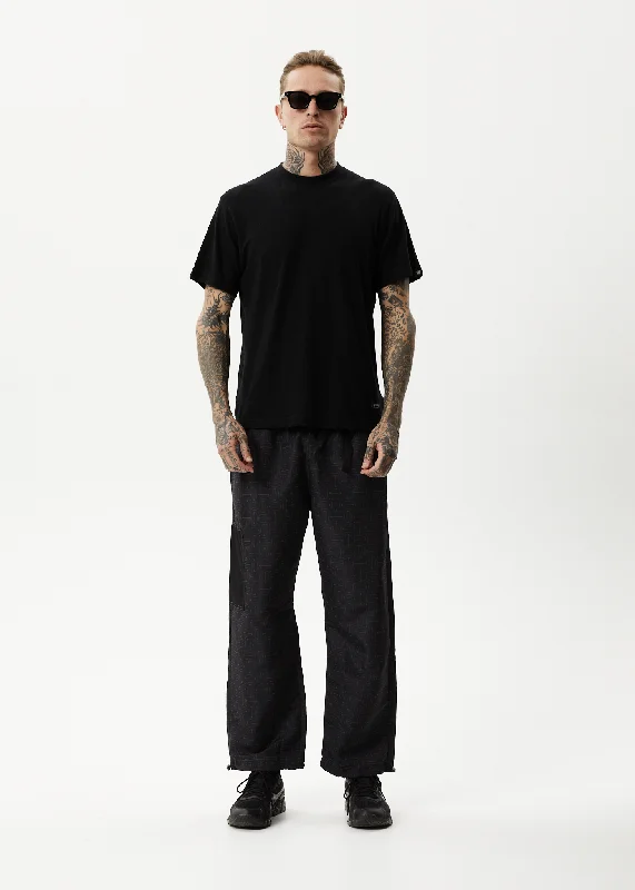 AFENDS Mens Escape - Spray Pants - CharcoalJodhpurs