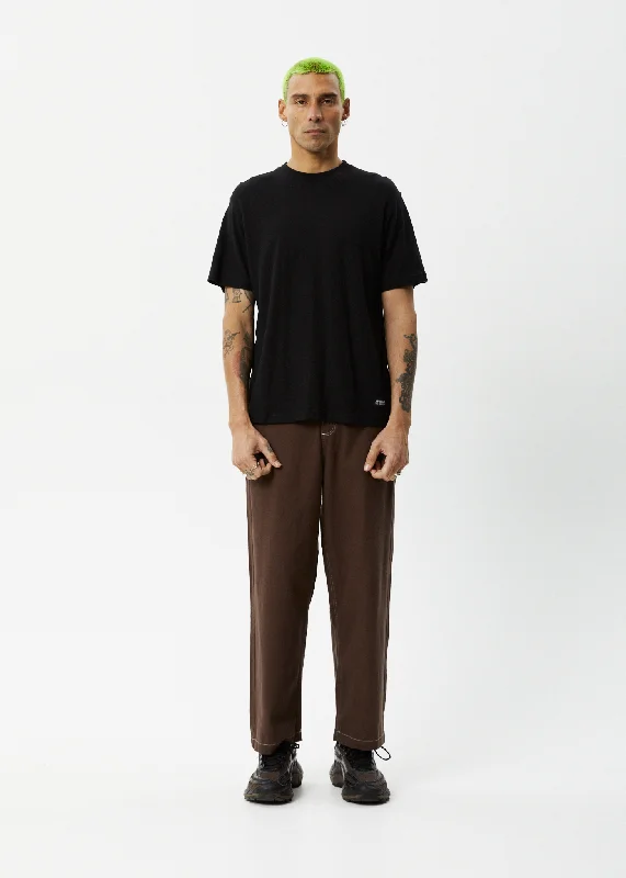 AFENDS Mens Pablo - Baggy Pants - CoffeeBoard Shorts