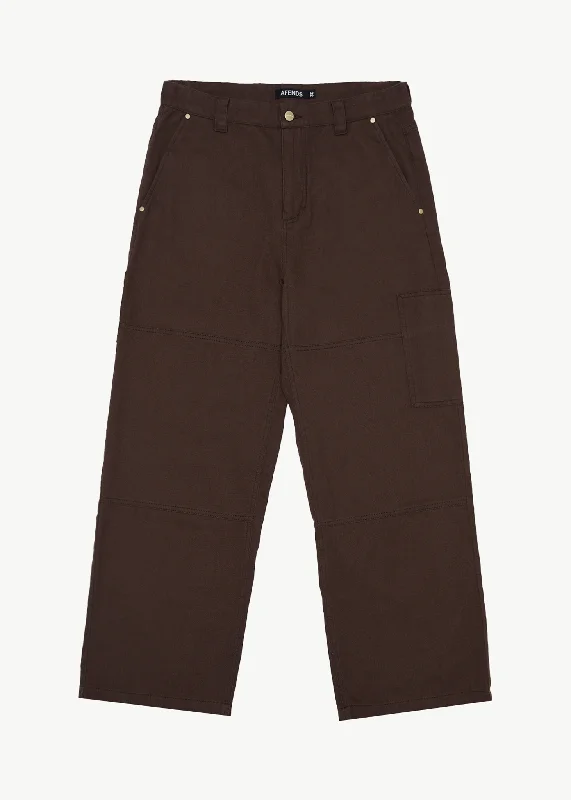 AFENDS Mens Richmond - Carpenter Pants - CoffeeYoga Pants