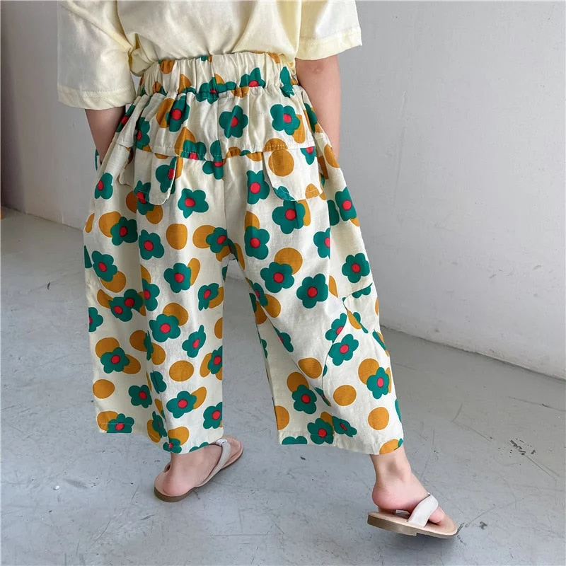 Wide Leg Floral PantsFormal Pants