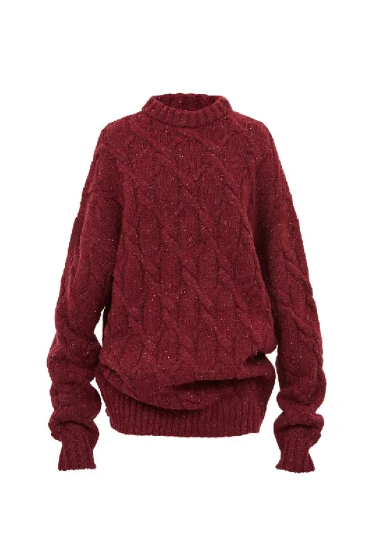 ETHEL SWEATERKnitted Zip-Up