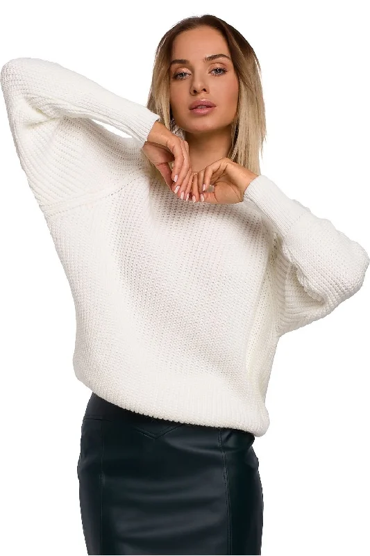 Jumper model 147424 MoeKnitted Crewneck