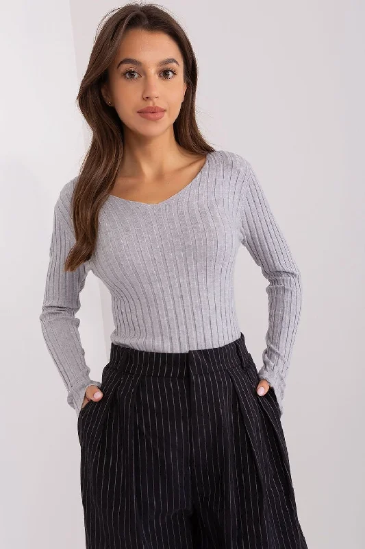 Jumper model 189718 Factory PriceKnitted V-Neck