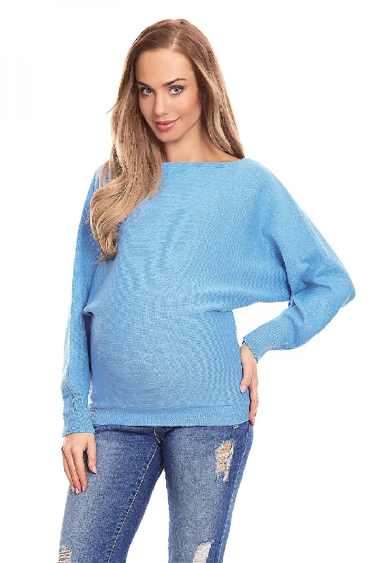 Pregnancy sweater model 94497 PeeKaBooKnitted Fine